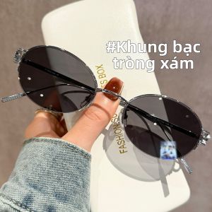 Schever | Kính Mát Cổ Điển Viền Nhẹ Titan Tròn Có Độ
