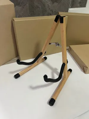 ขาตั้งกีตาร์ไม้เนื้อแข็งWood guitar standผลิตจาไม้เนื้อแข็งเคลือบเงาอย่างแข็งแรงทนทานใช้ได้ทั้งกีตาร์โปร่งและกีตาร์ไฟฟ้า