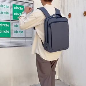 Tas Ransel Pria Laptop Backpack 15.6 Inch with USB Port