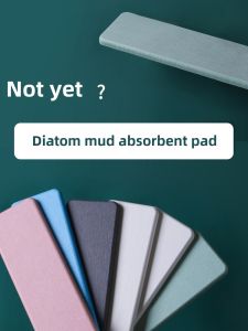 Hard Absorbent Silicon Dendroid Kitchen Bathroom Sink Mat Quick Dry Silicon Dendroid Placement Pad Macaron Color Japanese Style