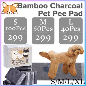 S/M/X/XL Pet Diaper Training Pee Pads Dog Cat Bamboo Charcoal Absorbent Carbon Fiber Disposable Nappy Mat