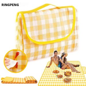 Thảm Đi Biển Chống Nước Lớn Thảm Dã Ngoại Gấp Nhẹ Di Động Cho Cắm Trại Ngoài Trời Chất Liệu Oxford