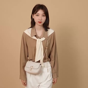 MINI Chain Diagonal Bag Shoulder Bag Simple Advanced Texture Crossbody Bag for Women Sling Bag