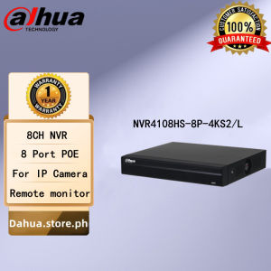 Dahua 4CH /8CH /16CH 4K CCTV NVR Face Detection H.265 Motion Detect Video Recorder NVR POE integrated For IP Camera