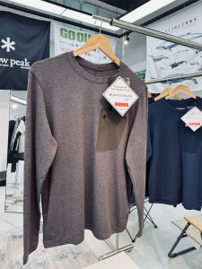 เสื้อยืดคอตั้งแห้งเร็วสำหรับผู้ชาย ขนแกะเนื้อบาง ระบายอากาศได้ดี อบอุ่น สำหรับกีฬากลางแจ้ง ทรงหลวม ทรงหลวม ทรงหลวม