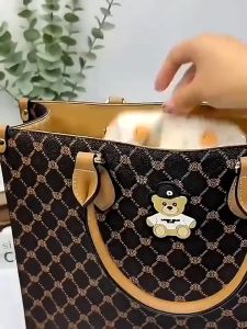 Tas Penyimpanan Lipstick Kosmetik tas mini LURUS penyimpanan Kabel Data / Multifungsi Portable Bentuk Kotak Motif Kartun / tas mini / tas kosmetik / pouch make up  MLH S04