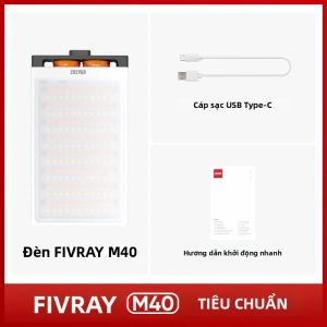 ZHIYUN | Đèn LED Cầm Tay ZHIYUN FIVERAY M40 40W Đèn Chiếu Sáng Ảnh Video Bỏ Túi Với Điều Khiển Không Dây Dành Cho Chụp Ảnh Ngoài Trời Và Studio
