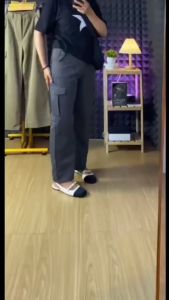 Celana Cargo Wanita Panjang Terbaru Highwaist Jumbo Korean Style