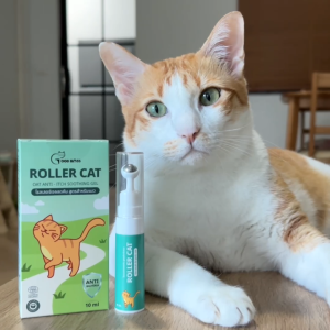 Goodboss Roller Cat เจลลดคันสำหรับเเมว ลดผื่นเเดง ขนร่วง สารสกัดจากธรรมชาติ ขนาด 10ml.