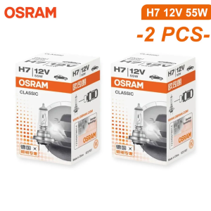 Osram | OSRAM Original CLASSIC H7 64210 PX26d Standard Hi/lo Beam Car Lamp 12V 55W 3200K White Halogen Light Car Headlight Bulb