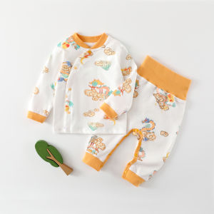 Bộ Đồ Ngủ Trẻ Em Mùa Xuân Thu Đông Cho Bé Trai Và Bé Gái Bộ Đồ Mặc Nhà Bằng Vải Cotton Pha Trộn Thường Ngày Thoải Mái Thoáng Khí