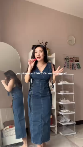 LYNDACHANN OVERALL RISKA PREMIUM JEANS WANITA