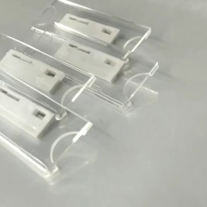 10Pcs Acrylic Name Badge Blank Insertable Nameplate With Pins For School Business Conferences​