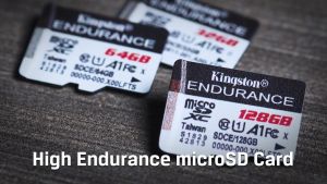 Kingston High Endurance SDCE Class 10 A1 UHS-I U1 microSD Card (32GB / 64GB / 128GB)