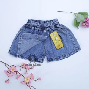 Rocela Rok Celana Jeans Anak Perempuan Variasi Kancing 1-7 Tahun