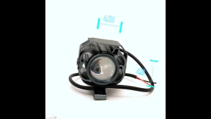 MOFOX J1 Laser Gun MDL 40W Mini Driving Lights Dual Color White Yellow High/Low Beam Auxiliary Light Spotlight For Motorcycle LED Work Lights With Flash Light Full Set Waterproof