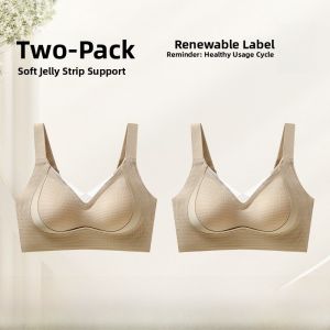 miiow | Soft Support Wedding Bra Womens Underwear Gathered Anti-Sagging Lift Cat Woman French Style V-Neck Full Cup Adjustable Straps