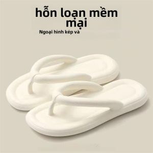 Dép Xỏ Ngón Đế Phẳng Mùa Hè 2024 Cho Nữ Đi Biển Thường Ngày Đế EVA Chống Trượt Thời Trang