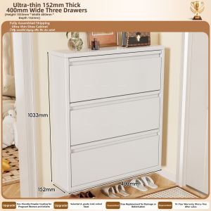 DIBIOU | Ultra-Slim Space-Saving High-Capacity Shoe Cabinet 15cm