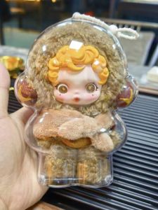 Must Have Plush Peanuts Molded Cake Bag for Kids Outdoor Activities round Cylinder Storage Box for Figurines Exhibitions