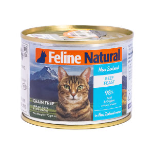 K9 Feline Natural New Zealand Canned Cat Food Wet Food High-Meat Low-Carb & Cat Food Wet Chicken Beef Lamb Flavor 85/175g Joints Coat Skin Heart and Vision Support