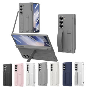 VYOPBC | Hinge Protection For Samsung Galaxy Z Fold 7 6 5 4 3 Case With S Pen & Screen Protector & Wristband Invisible Bracket Z Fold 8