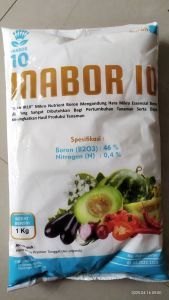 INABOR 10 1kg pupuk hara mikro premier tunggal an-organik (Boron 46% Nitrogen 0.4 %)