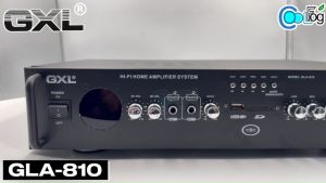 เครื่องเสียงเรียกนก GXL GLA-810 และเครื่องขยายเสียง เชื่อมกับลำโพงบ้านนก
