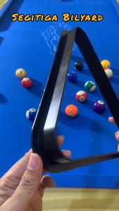 Triangle Billiard Ball Rack - Plastic - Segitiga Bola Biliar Bilyad Bilyard- Aksesoris Biliar Bola Bilyad