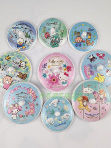 Hong Kong Version Sanrio Kitty Melody Cartoon Ceramic Cup Lid Mugs Cover Double Star Epise Dog Hello Kitty Anime Beverage Cups