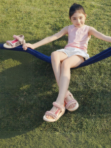 Joy & Peace | Platform Thick Sole Summer Colored Sandals for Kids