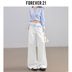 Forever 21 Beautiful Lace Ballet Wide Leg Casual Pants Womens High Waist Loose Narrow Straight Leg Trousers Casual Style