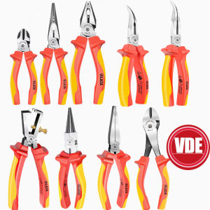 LAOA VDE Wire Cutters 6 7 8 Insulated Combination Diagonal Needle Nose Pliers Electrician Tool High Voltage Resistance