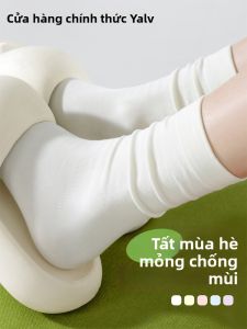 Summer Anti-Odor Cotton Medium Crew Socks