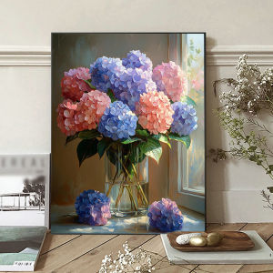 RUOPOTY Paint By Number Adult Kit Vase flower decoration Markers By Numbers Canvas Painting Handmade Color Markers Diy Gift Kits