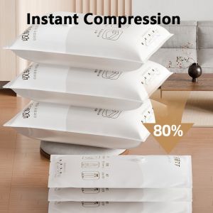 F&D Vacuum Storage Resealable Compressed Bag Vacuum Storage Bags Convenient Home Storage Bag