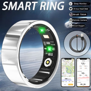 New Smart Ring 3ATM Waterproof Health Monitor Smartring Take Photo Exercise Record Bluetooth Ring Birthday Gift Men Women Ring