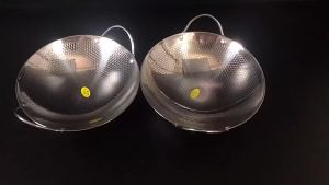 1PC 29Cm/11.42Inch Chảo Tổ Ong Bằng Thép Không Gỉ Chống Dính Có Tay Cầm Chống Trầy Xước Để Nấu Mì Ý Bít Tết Cháo Ramen