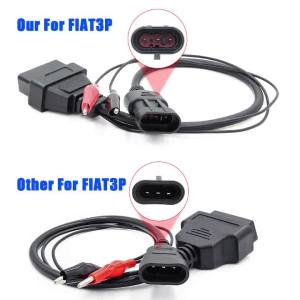 3Pin Đến 16Pin Cáp Chẩn Đoán Obd2 Cho Fiat Lancia Alfa Romeo Xe Ô Tô Chất Lượng Cao Cáp Nối Dài Phiên Bản Mới Nhất