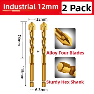 SONGQI | High-Hardness Concrete and Tile Drilling Triangular Drill Bit