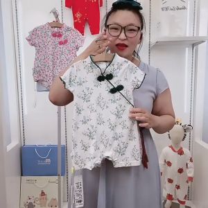 【READY STOCK】Baby Girl Romper Baby Girls Cheongsam Baby CNY Clothes Traditional Clothing Baby Outfit 宝宝旗袍  (C231)
