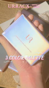 Urracx Palette Highlighter & Contour & Blush 3 in 1 (12g)