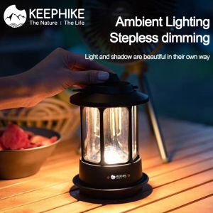 Camping Light Portable Rechargeable Camping Lantern Lamp Emergency LED Light,5000mAh Retro Light Rechargeable Adjustable Light Waterproof Multi functional Flashlight Camping Light
