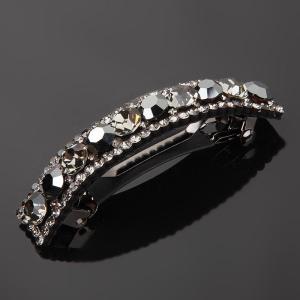 Crystal Rhinestone Hair Clips Middle Size Simple Style Womens Fashion Hair Accessories Side Clips Hair Barrettes