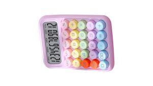 Creative Colorful Calculator Mechanical Keyboard Calculator Portable Mechanical Switch Calculator for Home School Office