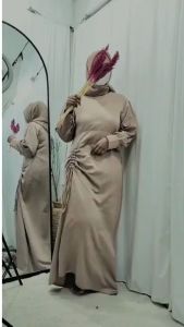 Gaudy - Belinda Maxy Dress Satin Kondangan Tali Serut Wanita Dewasa Remaja Fashion Muslim Terbaru