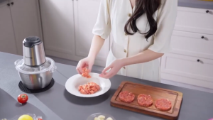 (1-3 Days Delivered)2L Electric Meat Grinder Home Food Processor Kitchen Multifunctional Blender stainless steel meat mixer slicer electric绞肉机