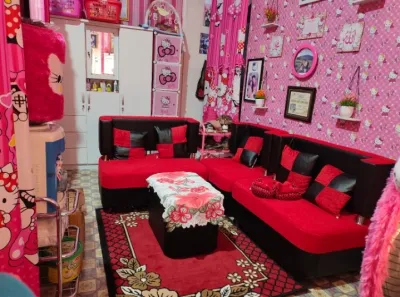 sofa 221 + meja merah