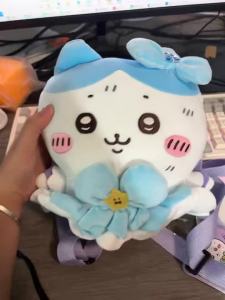 Bandai | Ba Lô Thú Bông Dung Tích Lớn Magic Girl Hachiware Túi Đeo Vai Phong Cách Hoạt Hình Dễ Thương Để Đựng Đồ Sưu Tầm Anime