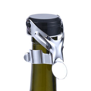 1PCS Stainless Steel Champagne Stopper Bottle Sealer for Champagne Wine Built-In Pump